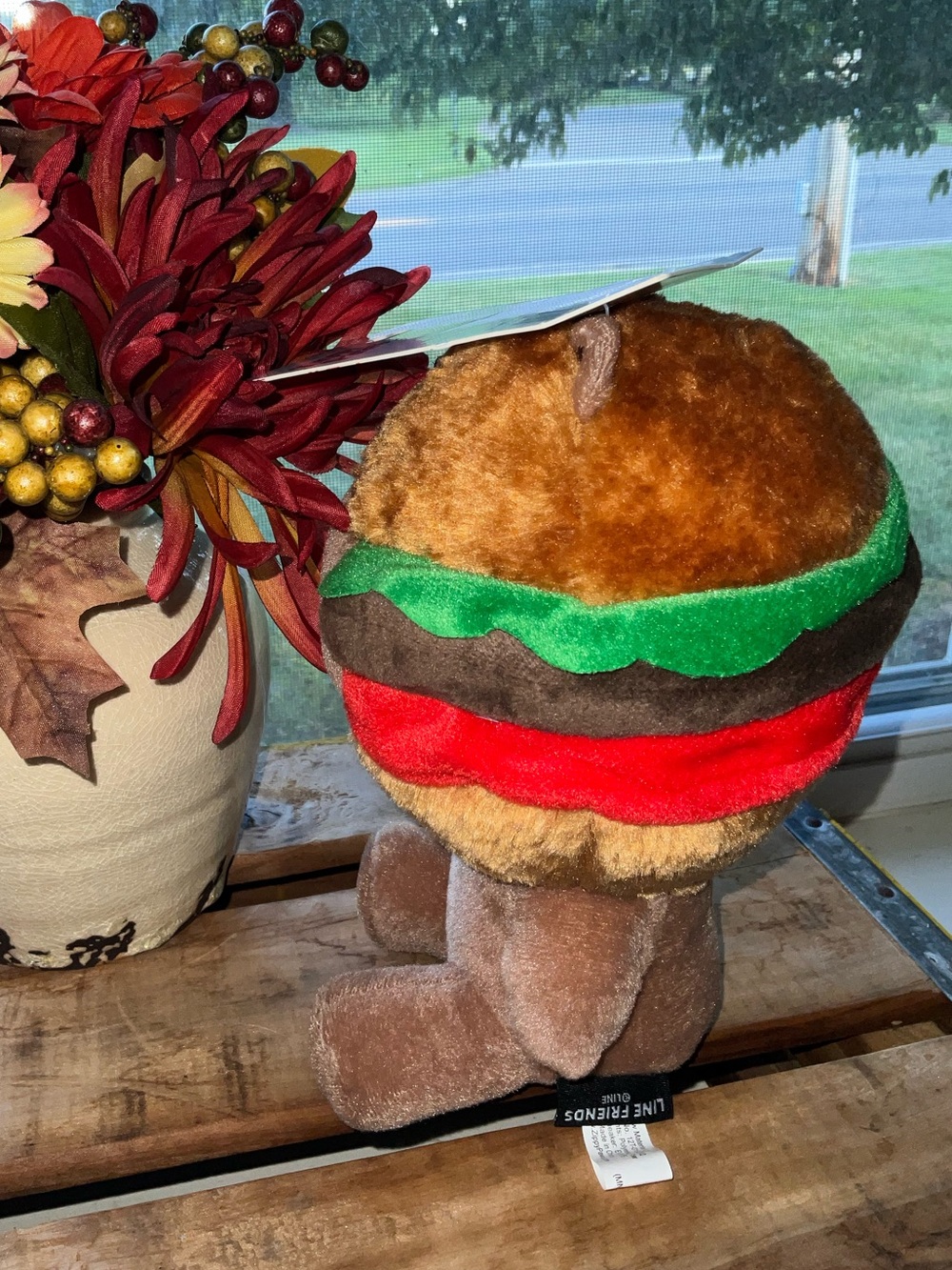 ZIPPYPAWS - BROWN PLUSH - BURGER TIME DOG TOY -NEW - Picture 5 of 7